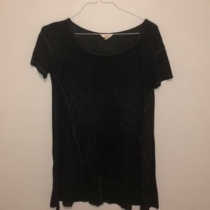 Black High Low T-shirt